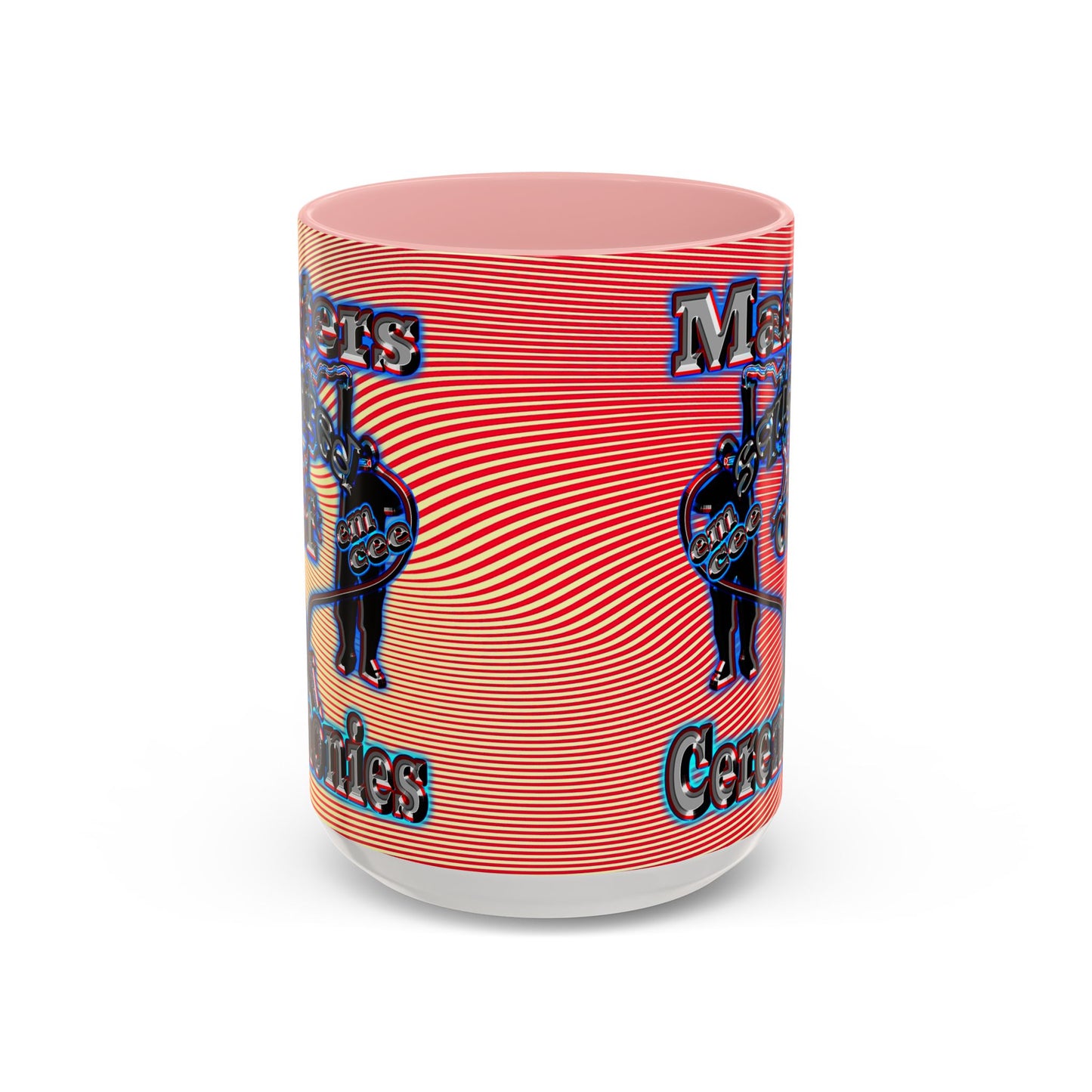 em cee squared - Accent Mug (yellow-orange wave)