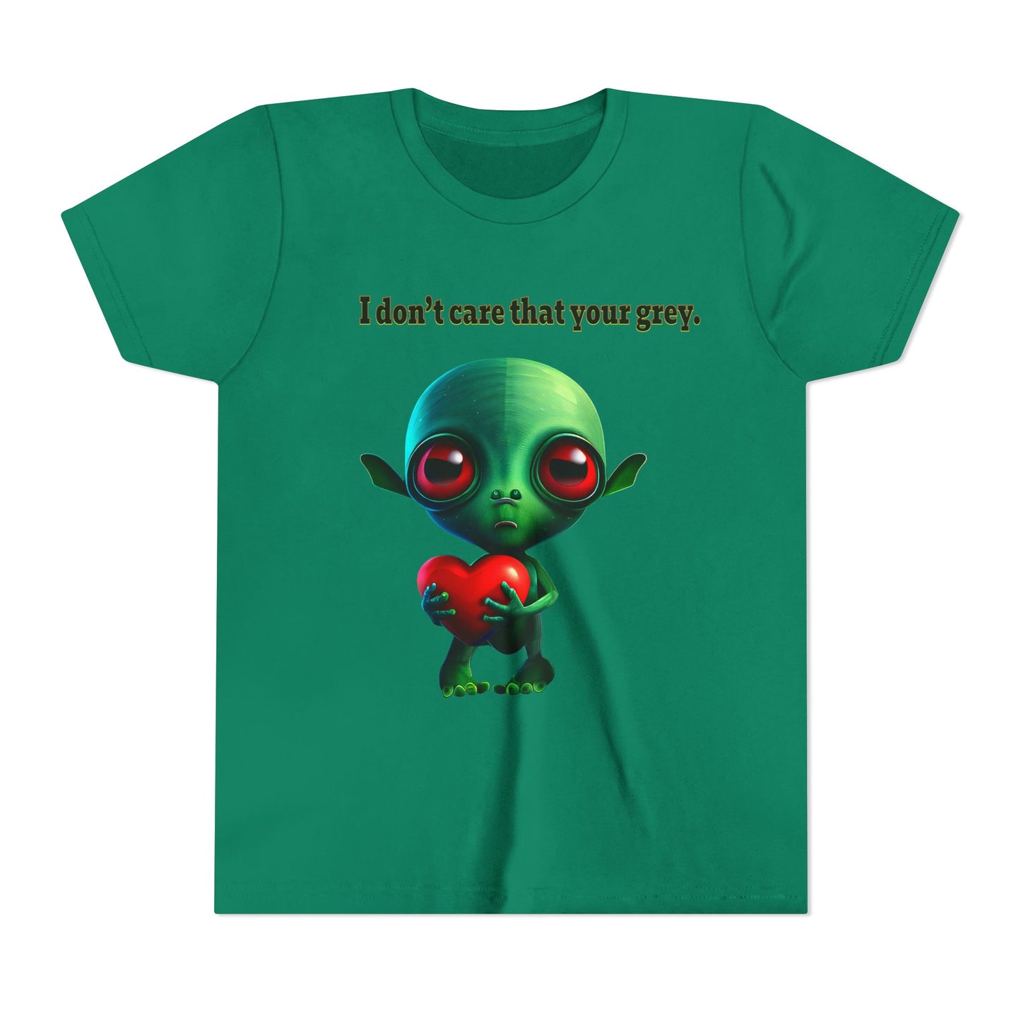 I don't care that your grey - Youth Short Sleeve Tee