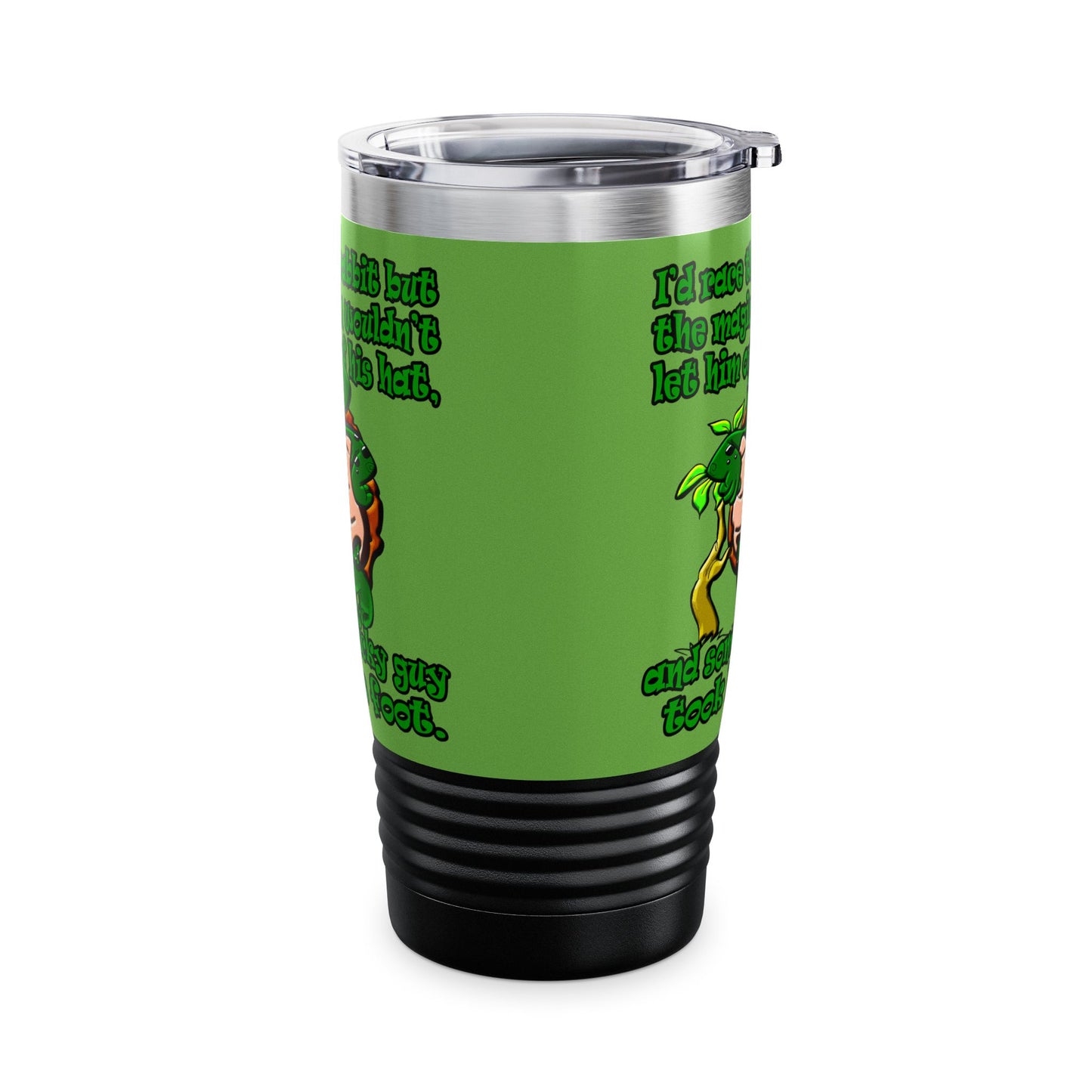 turtle race - Ringneck Tumbler, 20oz (green)
