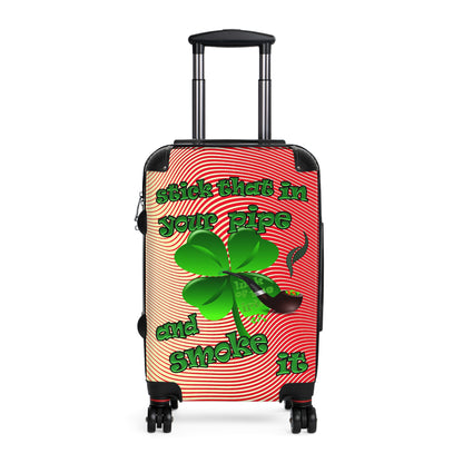 stick that in your pipe and smoke it - Suitcase (yellow-orange wave)