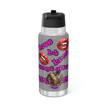 hoes b4 bros - Gator Tumbler, 32oz (grey)