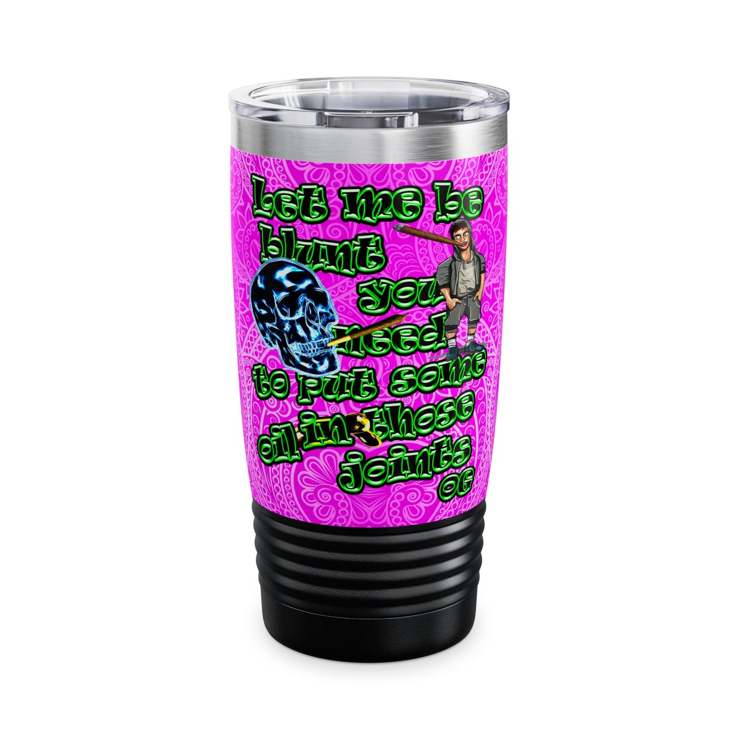 og - Ringneck Tumbler, 20oz (pink swirl)