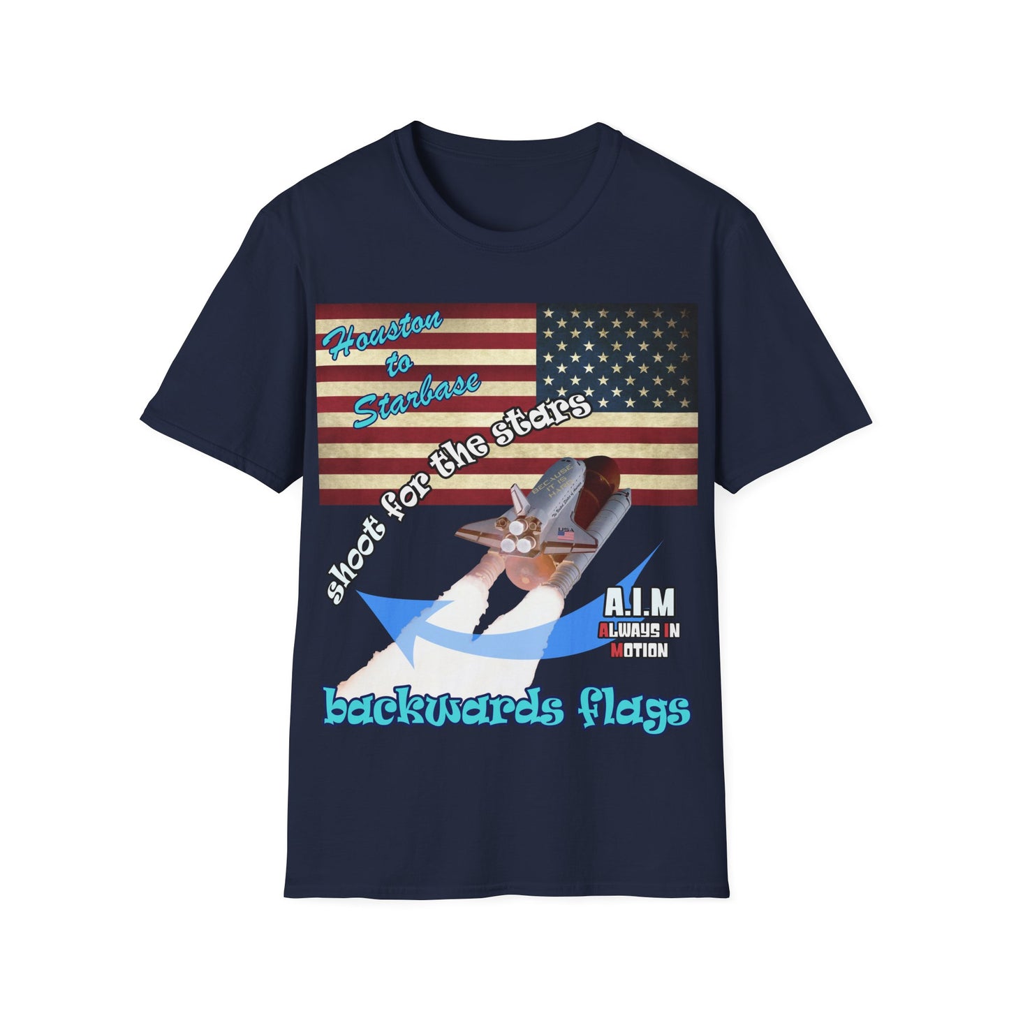 shoot for the stars - Unisex Softstyle T-Shirt