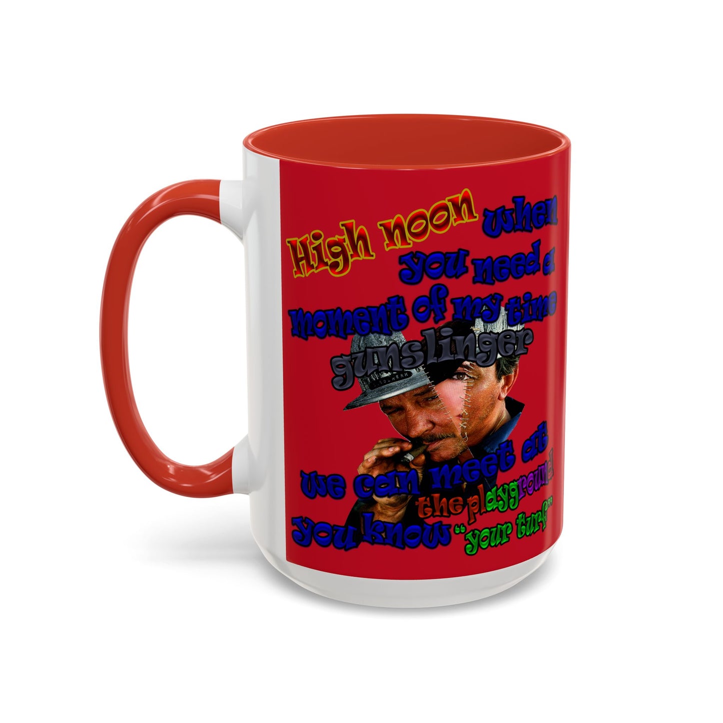 high noon - Accent Mug (dark red)