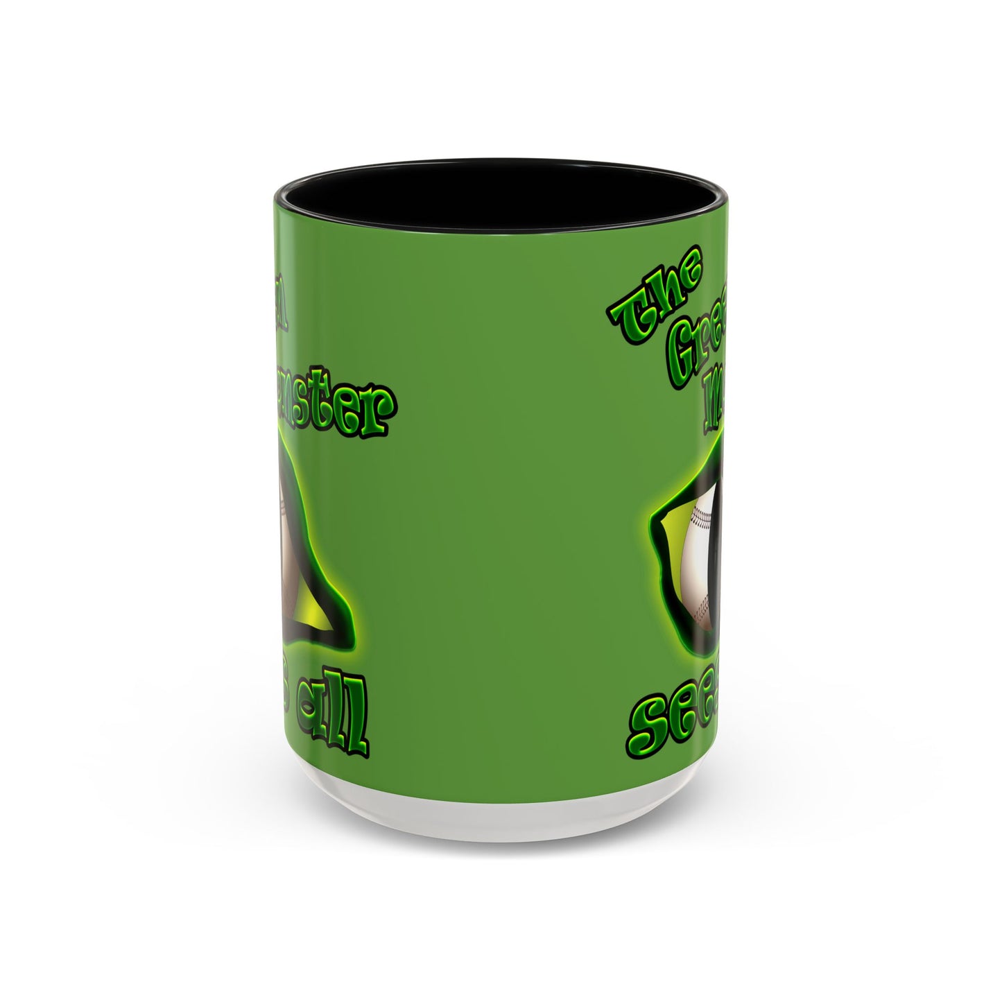 green monster - Accent Mug (green)