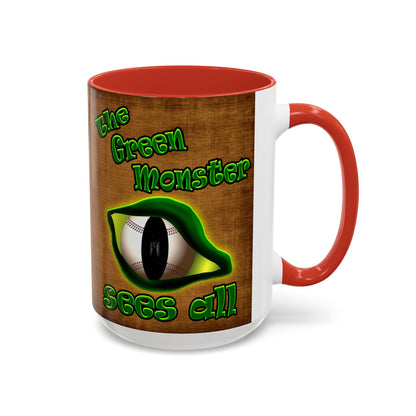 green monster - Accent Mug (brown papyrus)