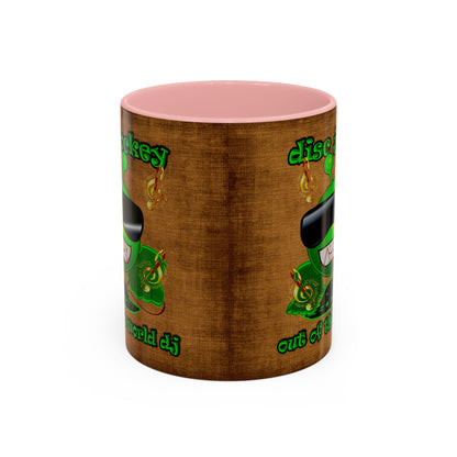 disc jockey - Accent Mug (brown papyrus)