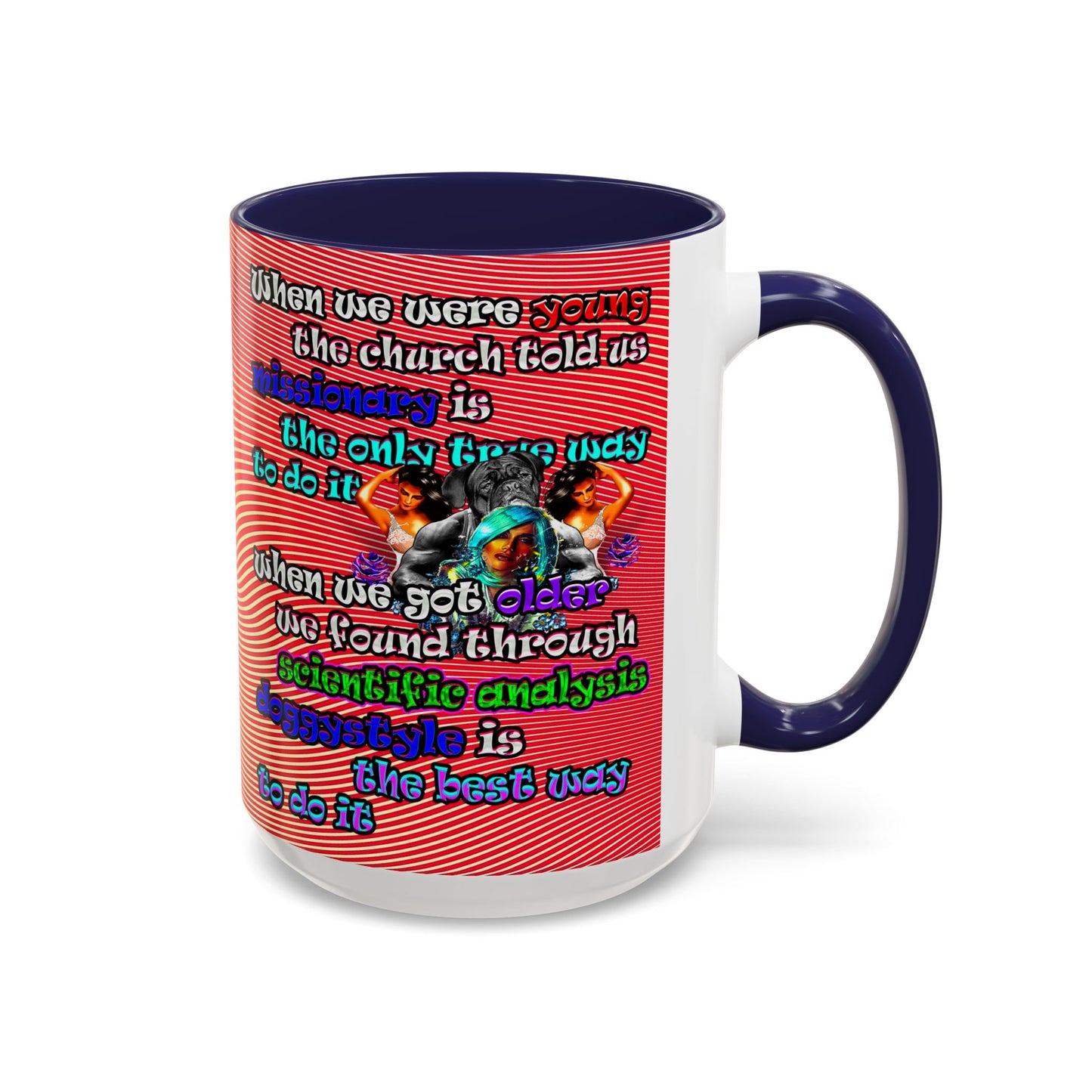 doggystyle - Accent Mug (yellow-orange wave)