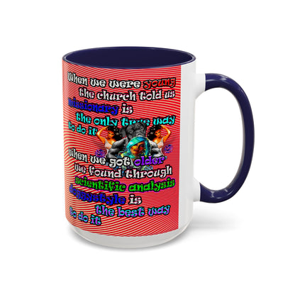 doggystyle - Accent Mug (yellow-orange wave)