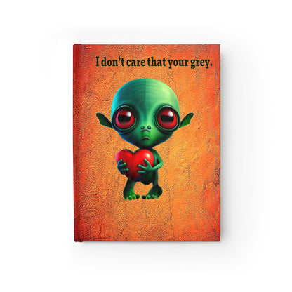 I don't care that your grey - journal-blank (burnt orange)