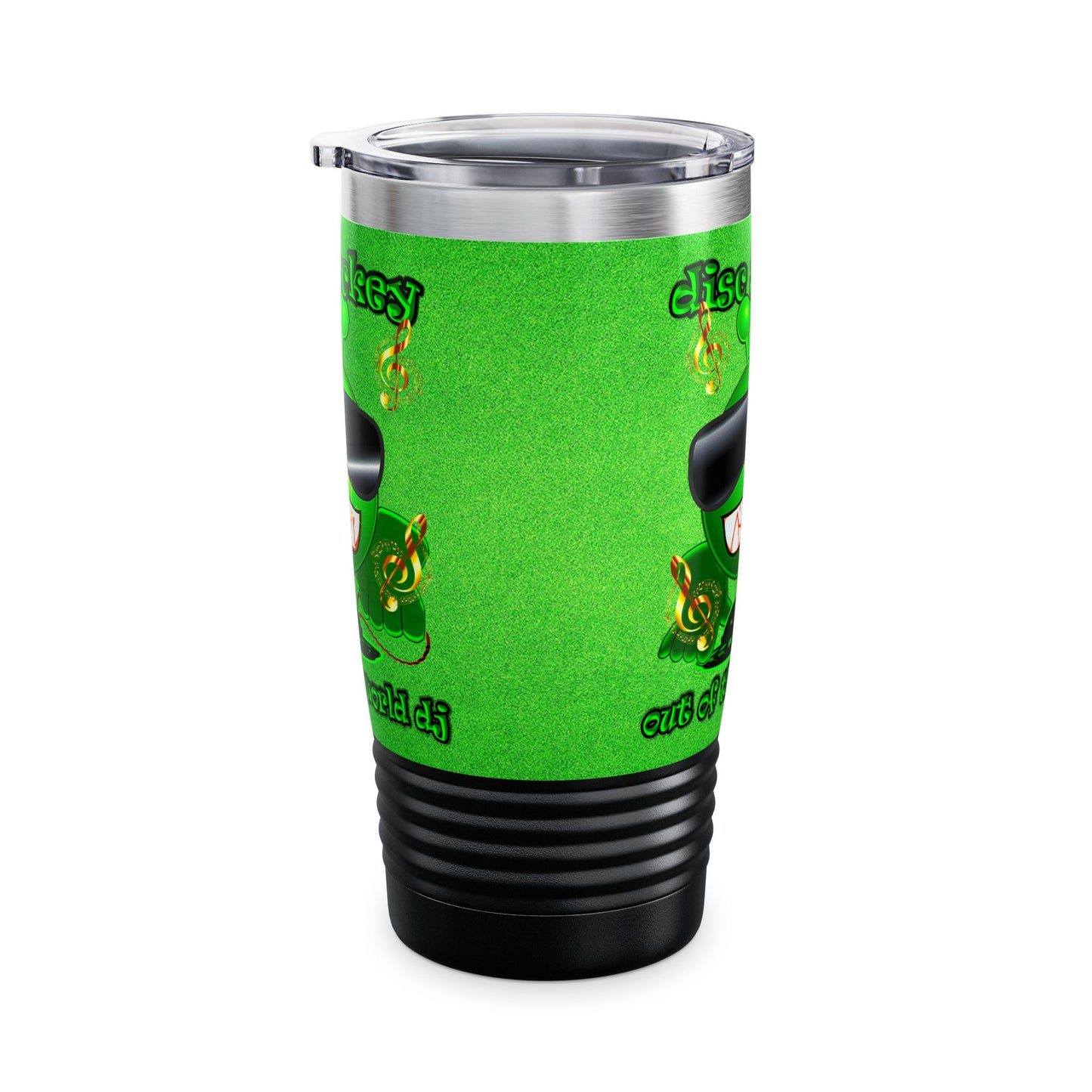 disc jockey - Ringneck Tumbler, 20oz (green turf)