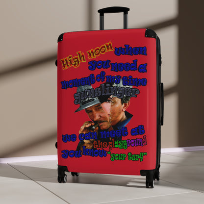 high noon - Suitcase (dark red)