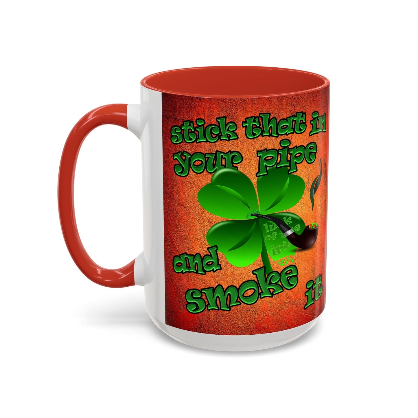 celtics logo - Accent Mug (burnt orange)