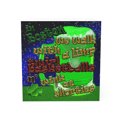 celtic's logo - note cube ('snoops' background)