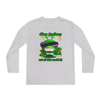 disc jockey - Youth Long Sleeve Competitor Tee