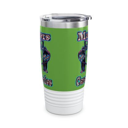 em cee squared - Ringneck Tumbler, 20oz (green)