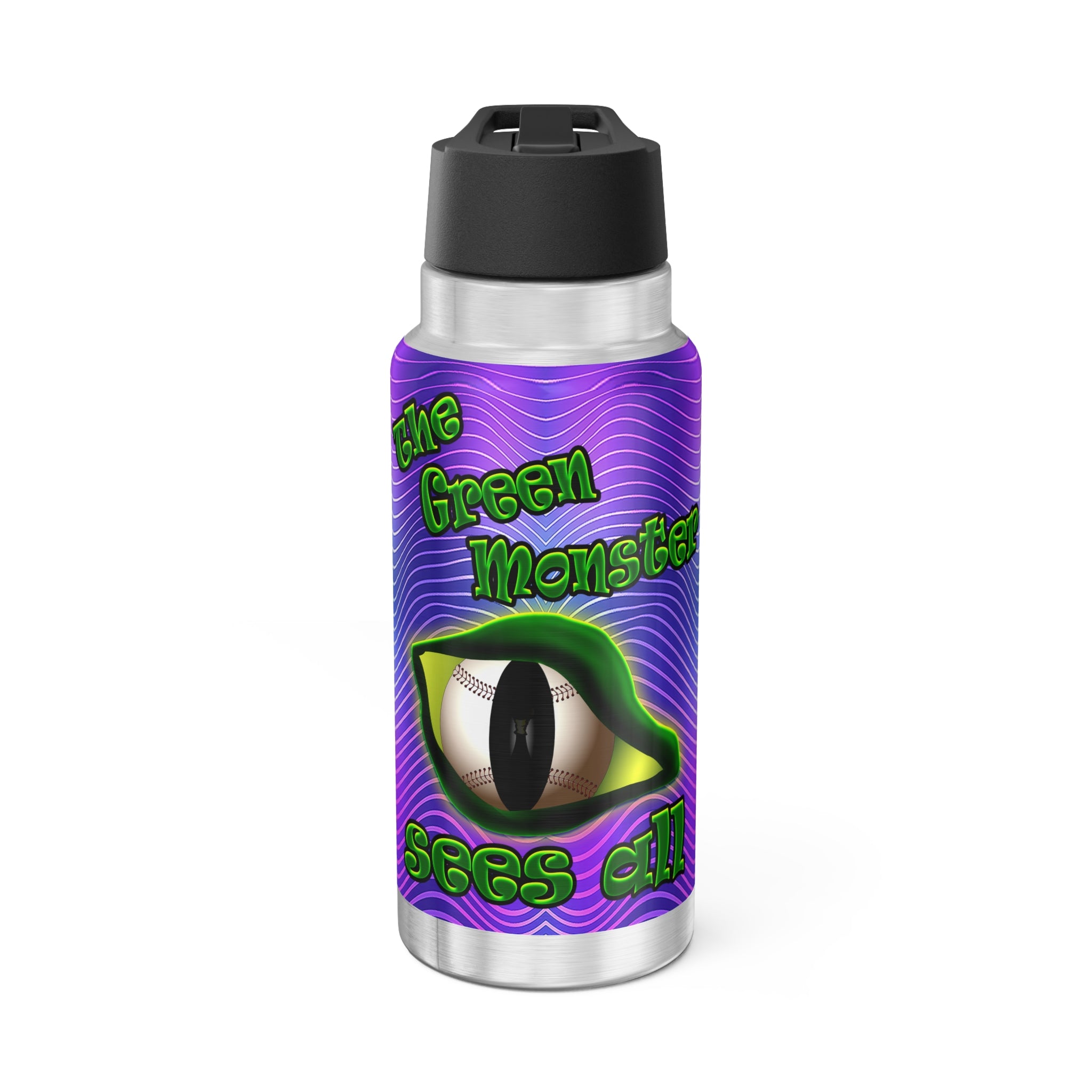 green monster - Gator Tumbler, 32oz  (purple wave)