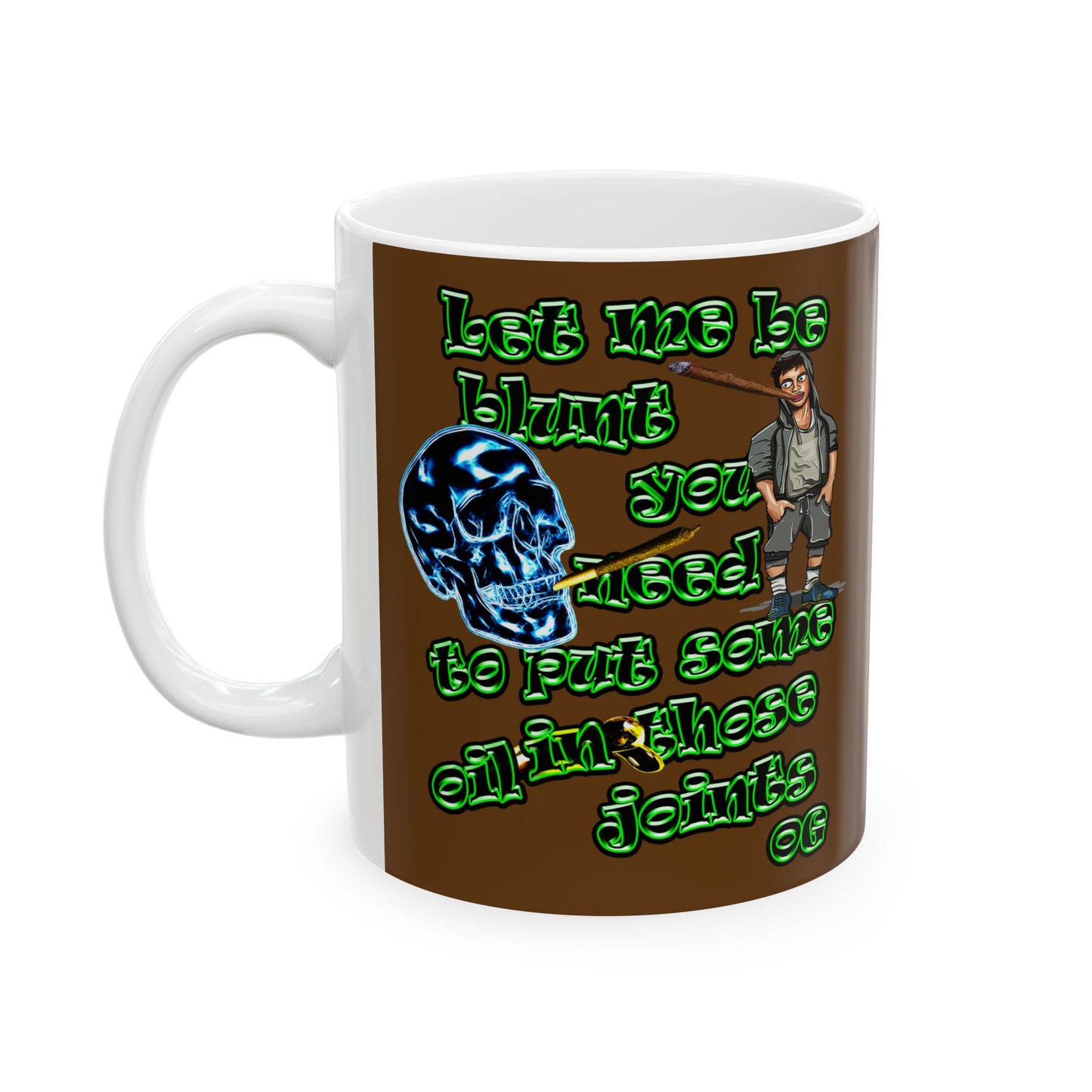 og - White Mug (brown)