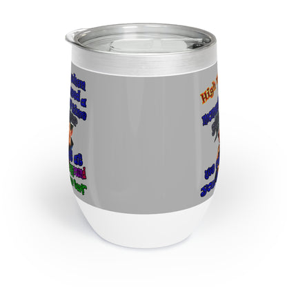 high noon - Chill Wine Tumbler (light grey)