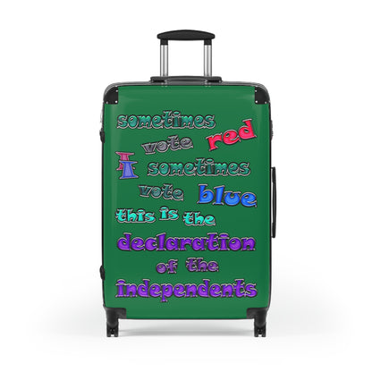 declaration of the independents - Suitcase (dark green)