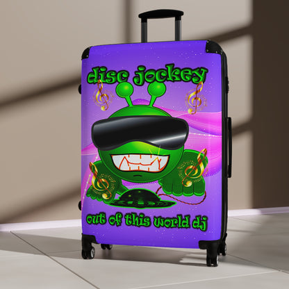 disc jockey - Suitcase (purple-pink wave)