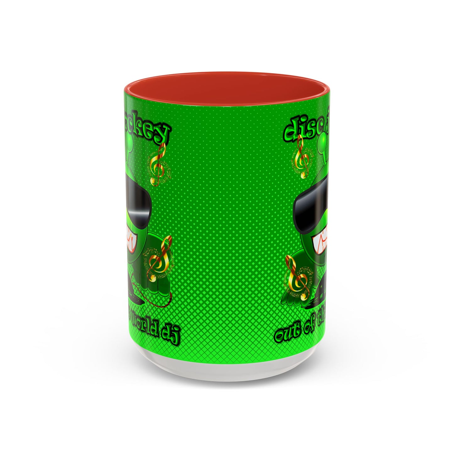 disc jockey - Accent Mug (logo green)