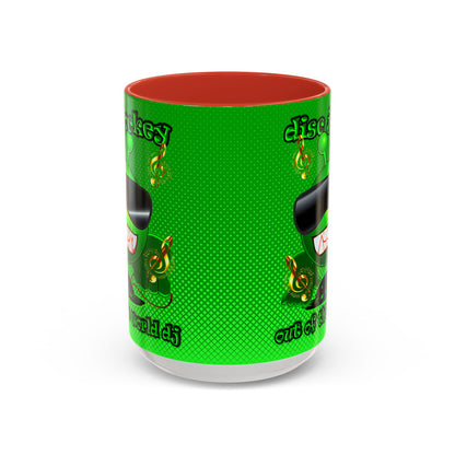 disc jockey - Accent Mug (logo green)