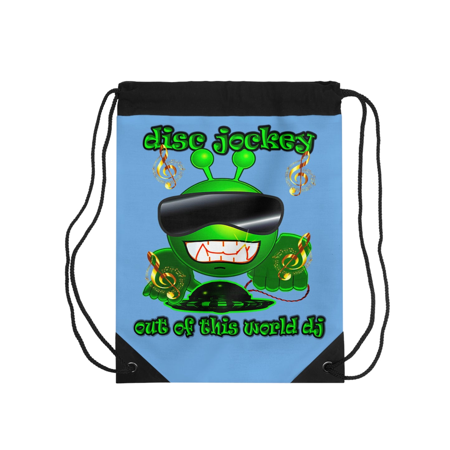 disc jockey - Drawstring Bag (light blue)