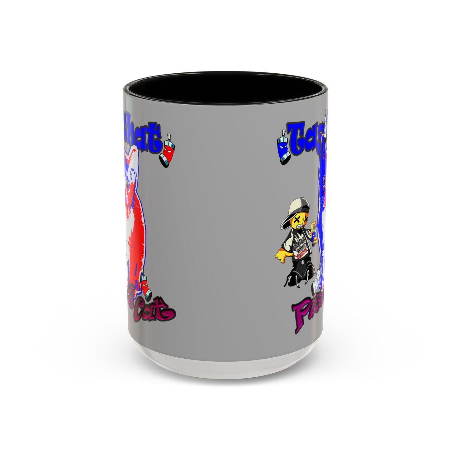tag that - Accent Mug (light grey)