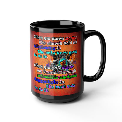 doggystyle - Black Mug (burnt orange)
