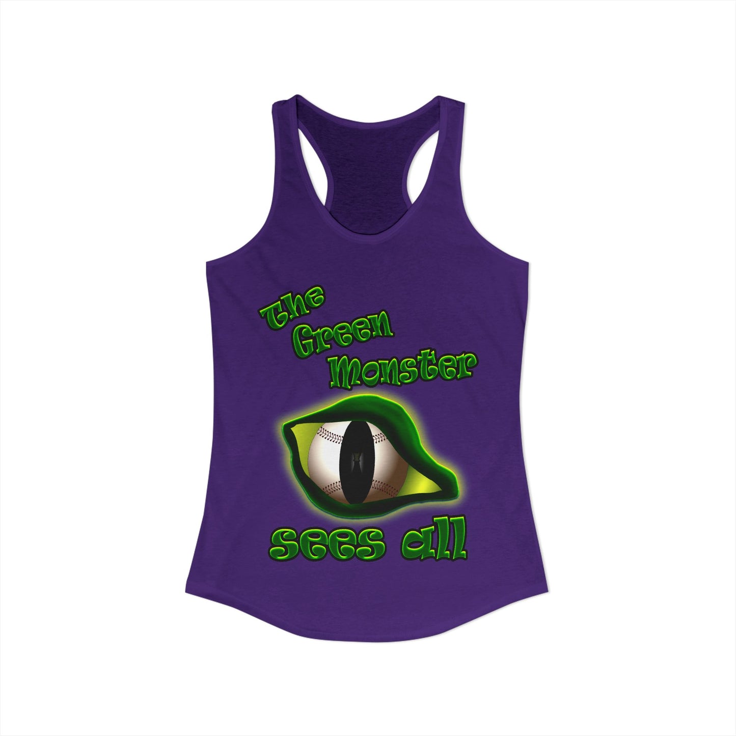 green monster - Women's Ideal Racerback Tank