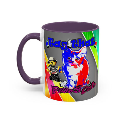 tag that - Accent Mug (rainbow split)