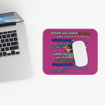 doggystyle - Mouse Pad (Rectangle) (pink)