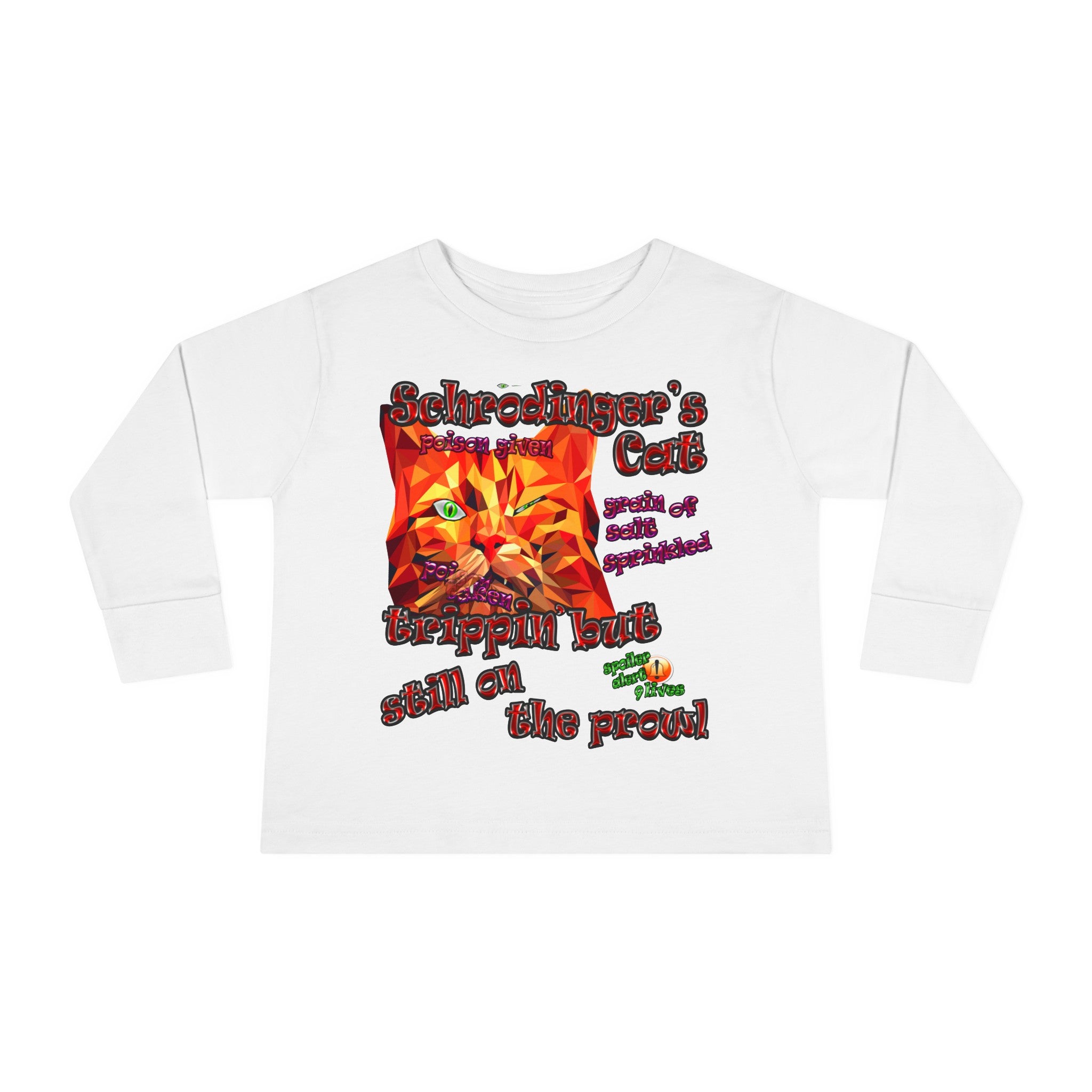schrodinger's cat - Toddler Long Sleeve Tee