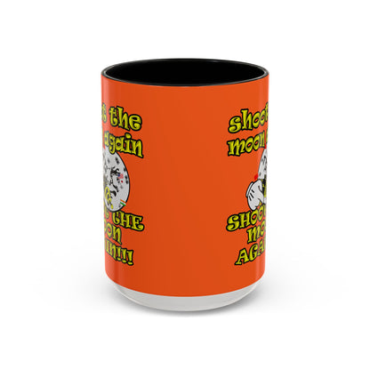 shoot the moon again - Accent Mug (orange)
