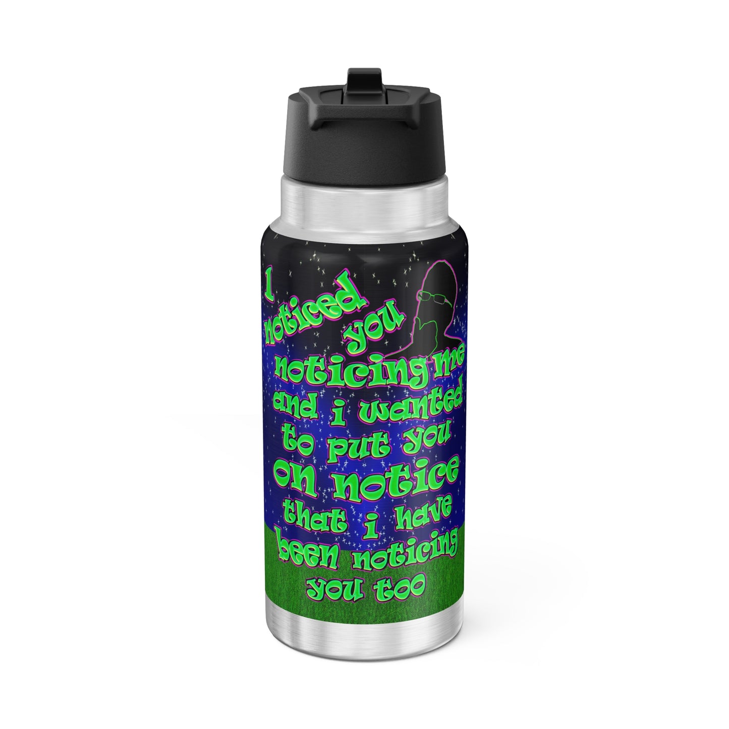 noticed you noticing - Gator Tumbler, 32oz  ('snoops' background)
