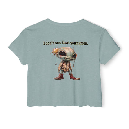 I don't care that your grey - Women's Festival Crop Top
