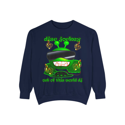 disc jockey - Unisex Garment-Dyed Sweatshirt