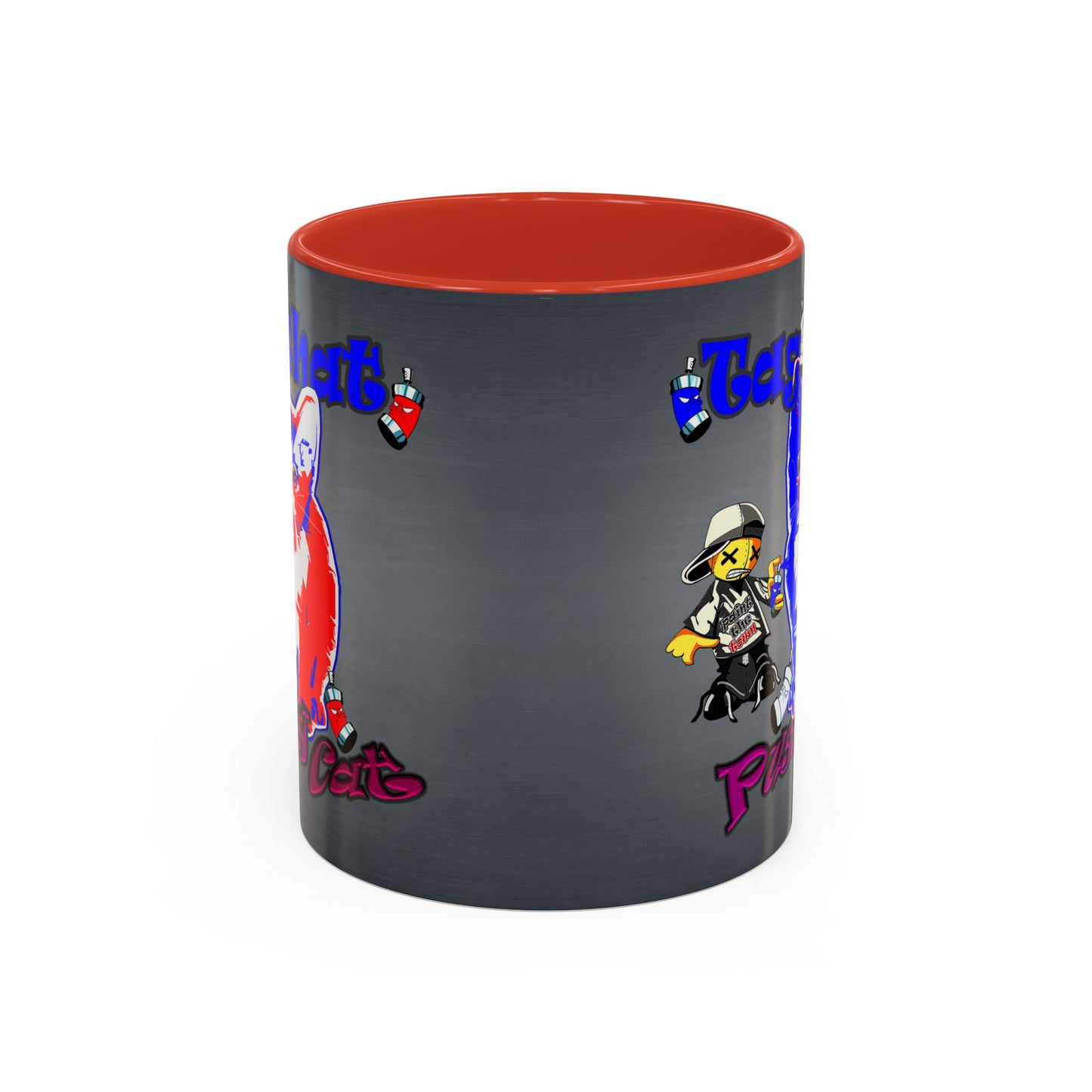 tag that - Accent Mug (grey-light grey)