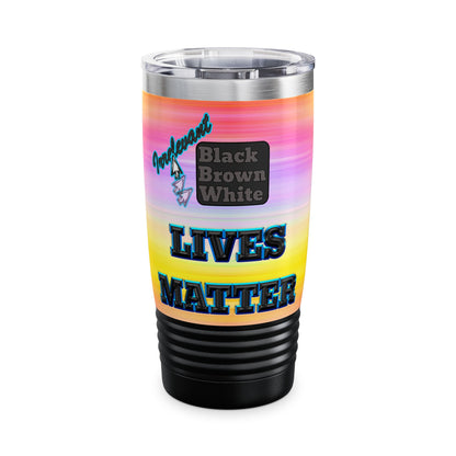 irrelevant - Ringneck Tumbler, 20oz (color blur)