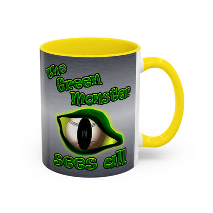 green monster - Accent Mug (brushed nickel)