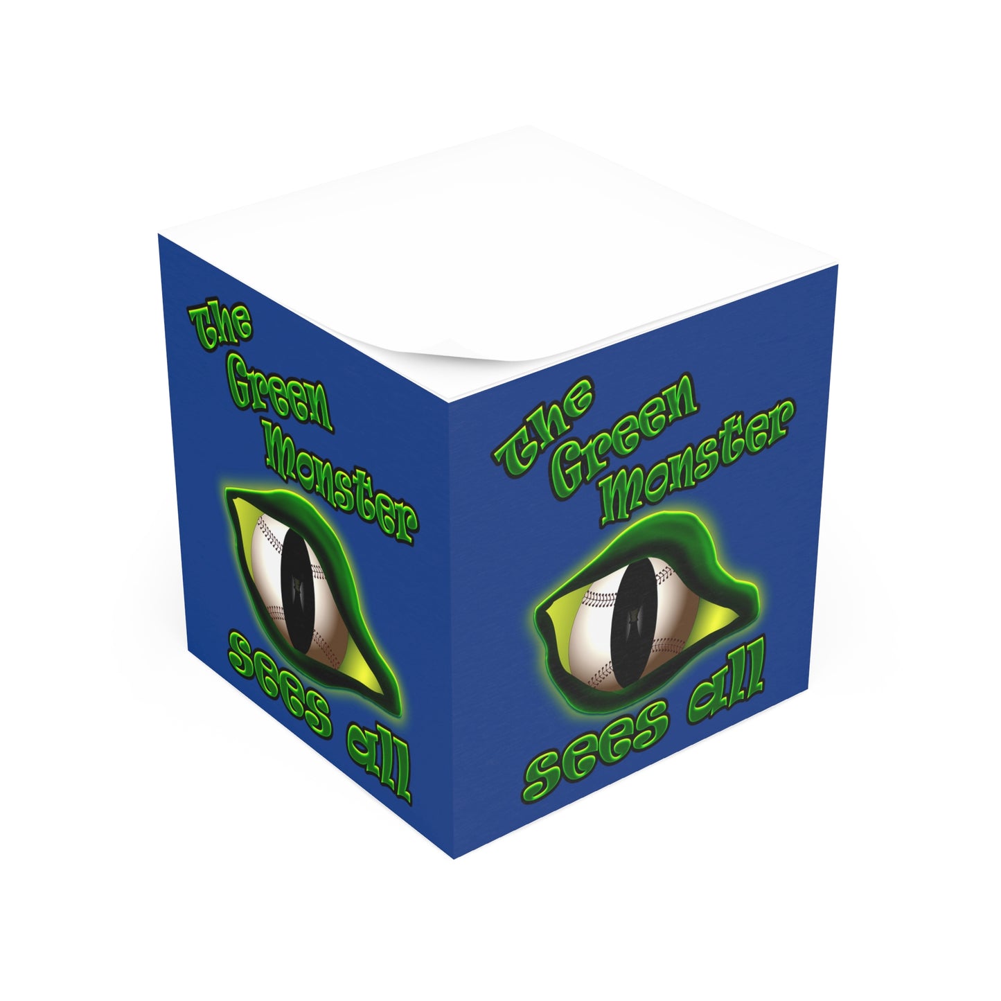 green monster - note cube (dark blue)