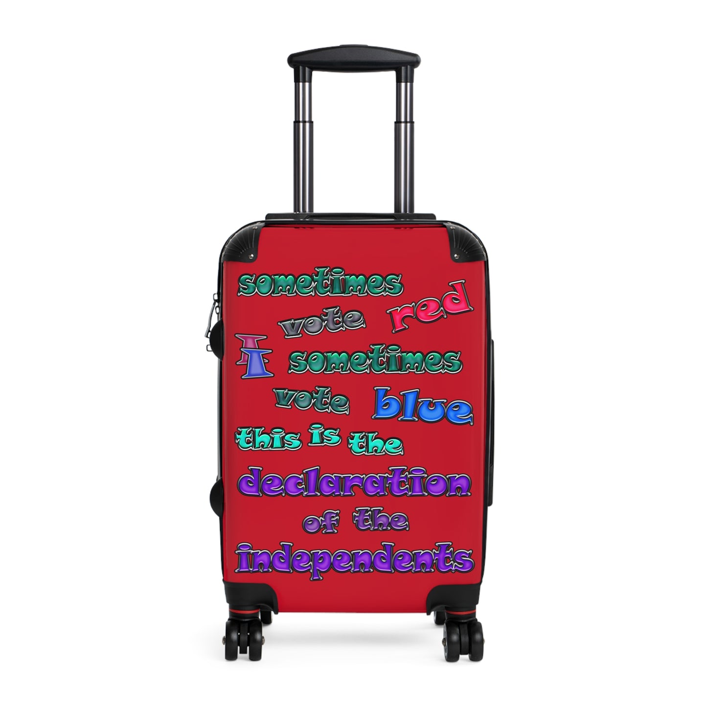 declaration of the independents - Suitcase (dark red)