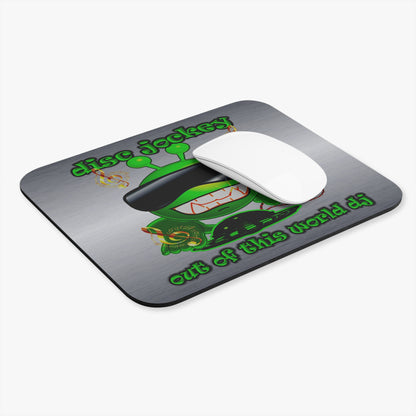 disc jockey - Mouse Pad (Rectangle) (brushed nickel)