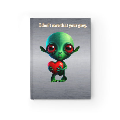 I don't care that your grey - journal-blank (brushed nickel)