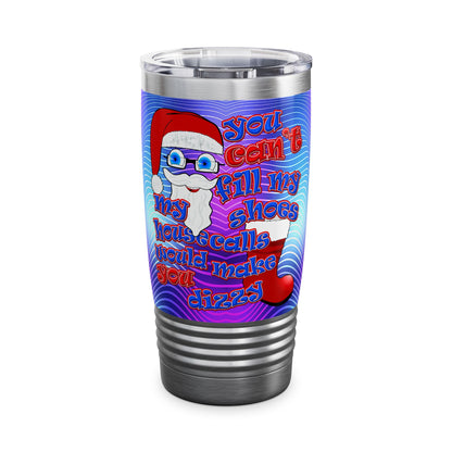santa's shoes - Ringneck Tumbler, 20oz (purple wave)