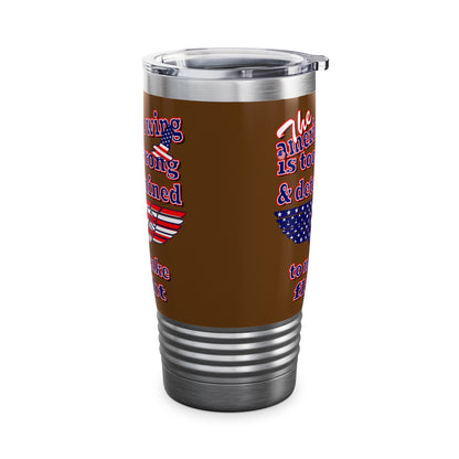 american wing - Ringneck Tumbler, 20oz (brown)