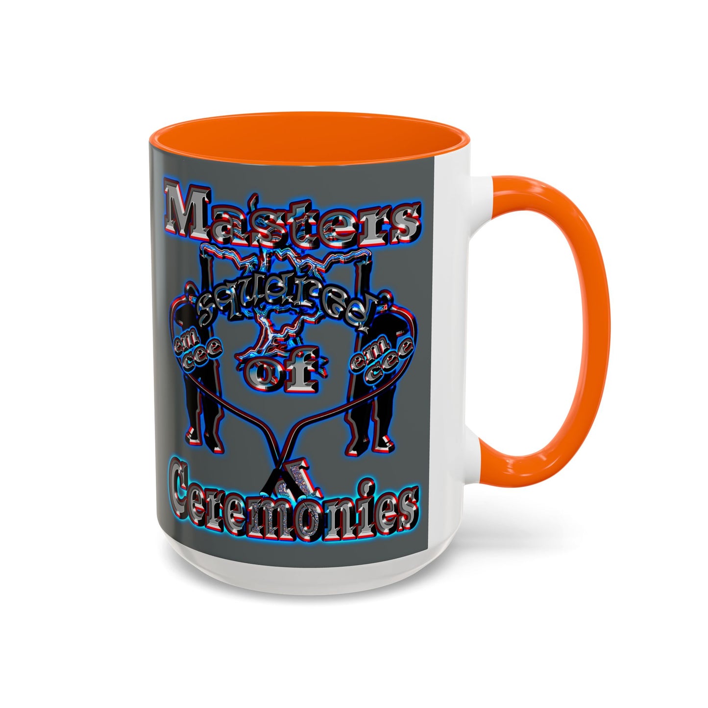 em cee squared - Accent Mug (dark grey)