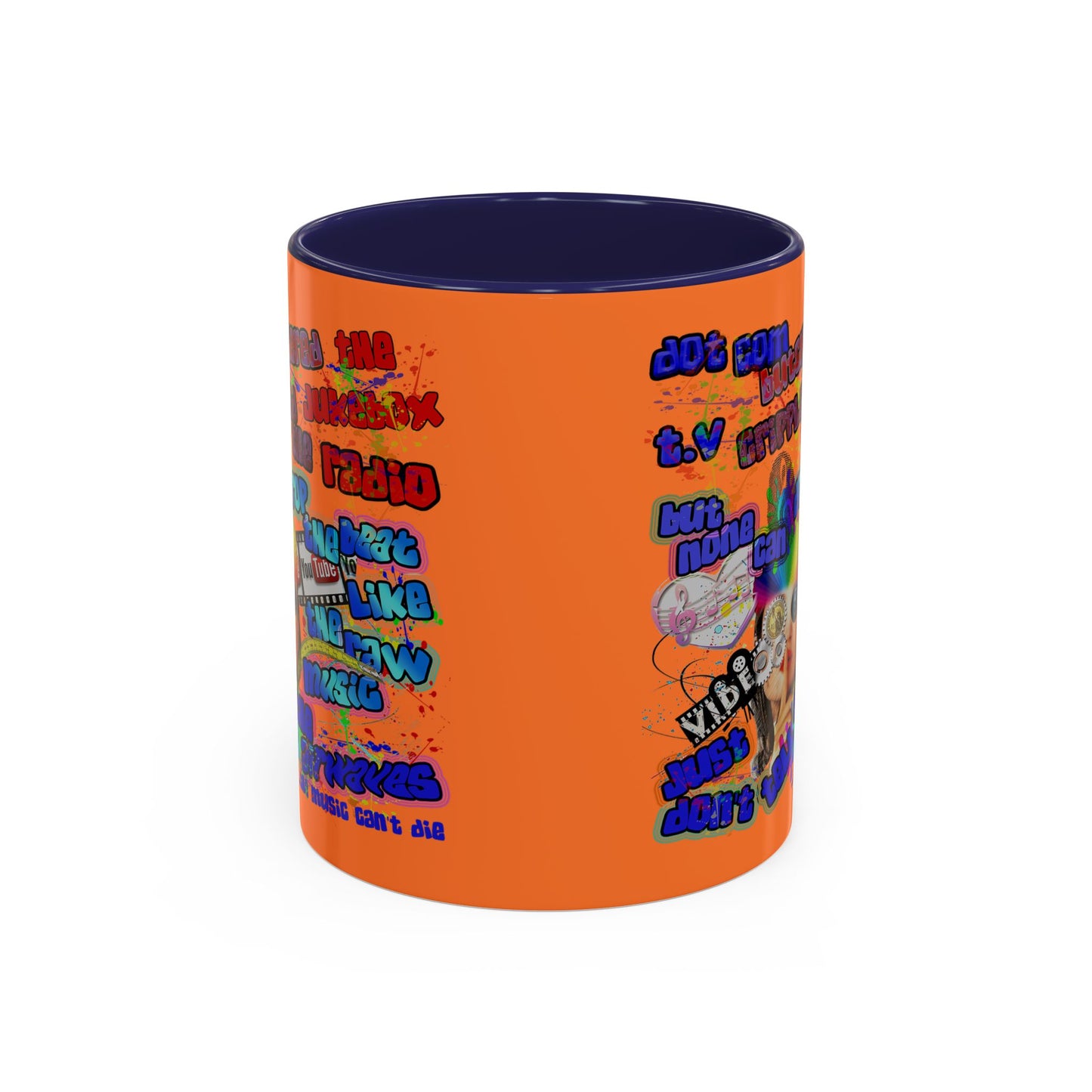 drop the beat - Accent Mug (crusta)