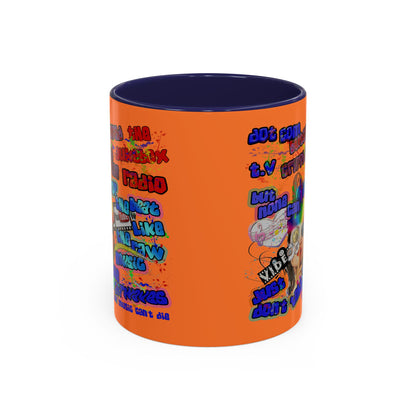 drop the beat - Accent Mug (crusta)